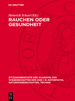 cover image of Rauchen oder Gesundheit